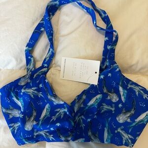 NWT Fused Hawaii Kohanaiki Bikini Top Bite Me